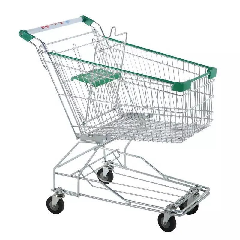 Euro Heavy-Duty Metal Supermarket Trolley Cart