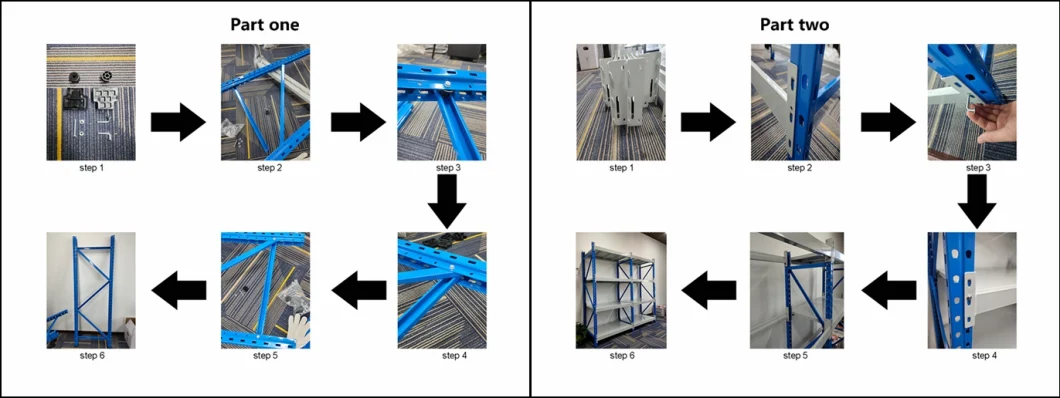 Most Used Storage Rack Warehouse Rack Logistics Multi Shelf for Various Pallet.