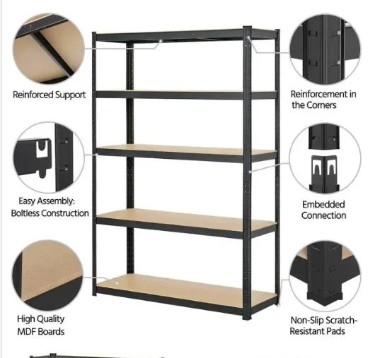 Angle Steel Supermarket Shelf Universal Free Combination Display Iron Art Rack