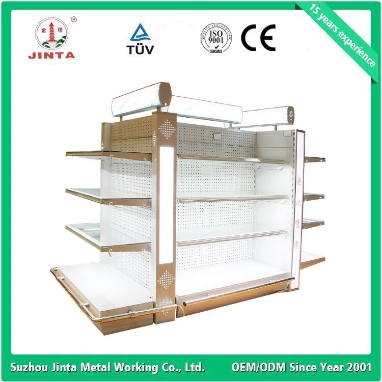 Cosmetic Product Display Shelf with Mirrors