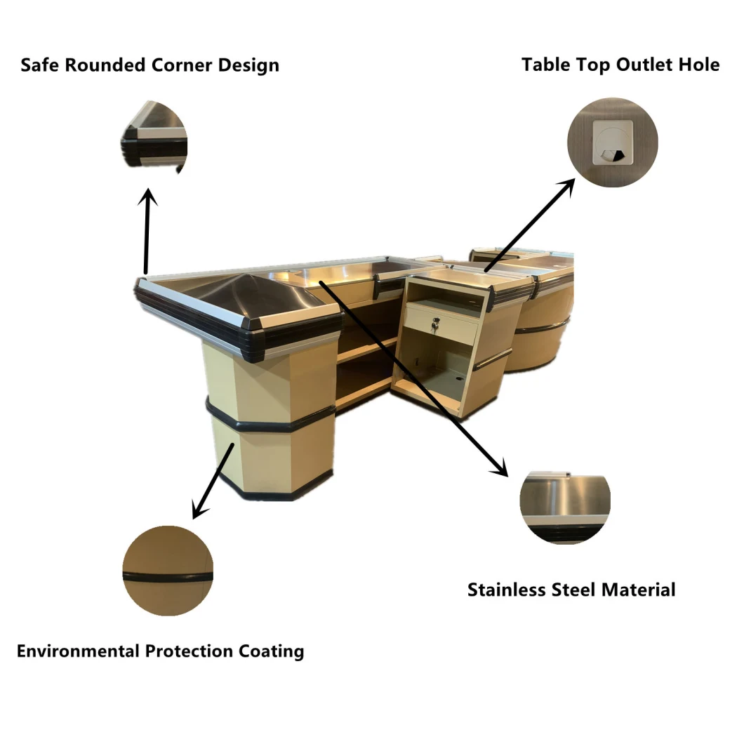 Supermarket Cashier Cash Desk Checkout Counter
